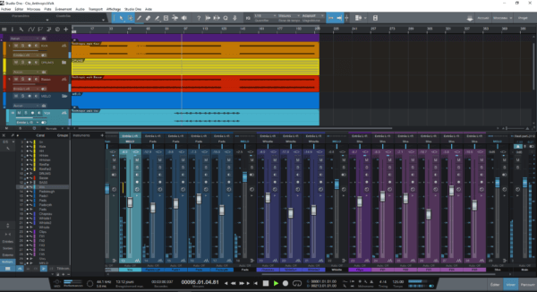 Mixdown in Studio One pro