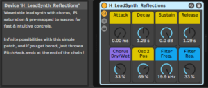 Lead synth rack ableton live suite 