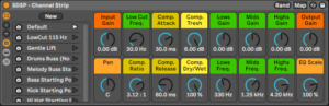 Channel Strip effect rack presets for Ableton Live