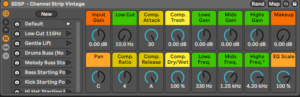 Vintage Channel Strip preset for Ableton Live