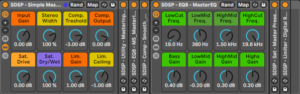 Simple Mastering chain for Ableton Live