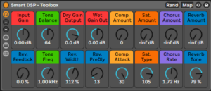 Toolbox effect rack for ableton live and music production