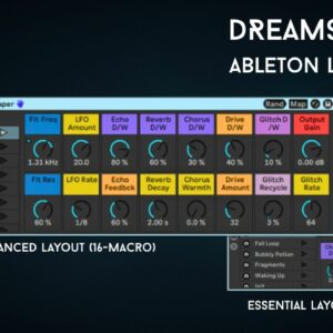 Dreamscaper Effects Rack for Ableton Live - Creative Layers Automation