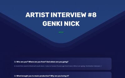 Artist Interview 8 – Genki Nick